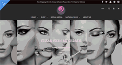 Desktop Screenshot of clearskinminerals.com